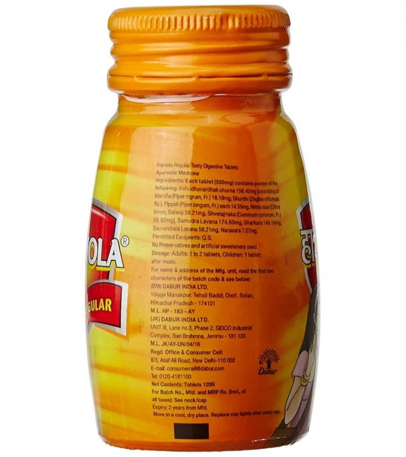 Dabur Hajmola (Regular) by Dabur - 120 pieces