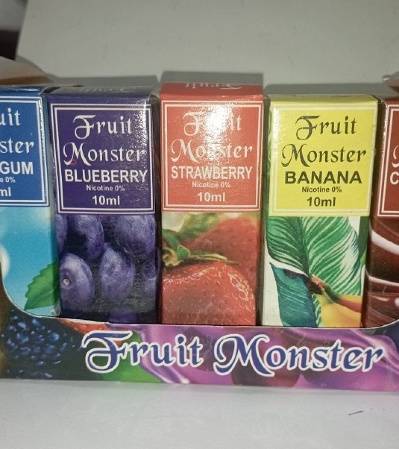 Pack of 5 Fruit Monster Italian Vape Flavor 10ml